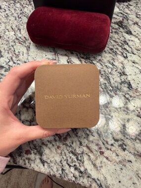 David Yurman Brown and Gold Jewelry Box